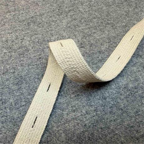 Organic Cotton Buttonhole Elastic Image 1