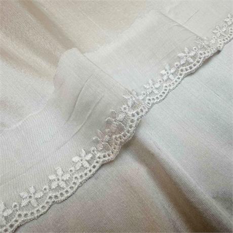 Recycled Lyocell Broderie Lace Image 1