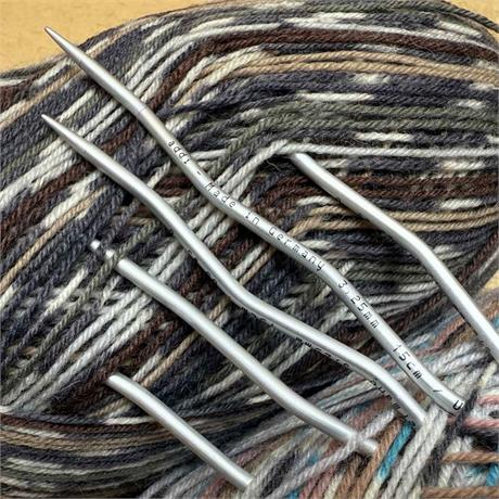 Addi 3.25mm CrasySnake Double Pointed Needles 15cm Image 1