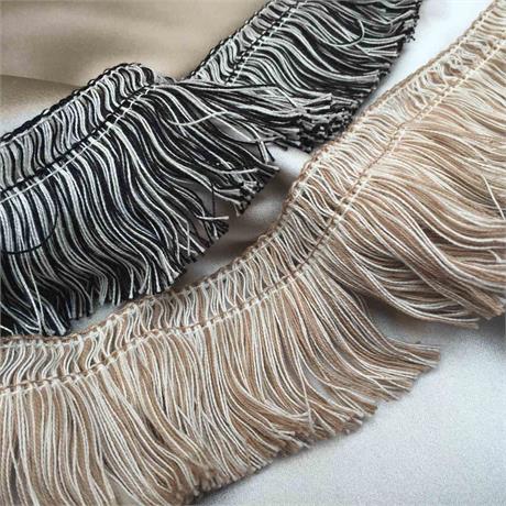Spanish Bi-Colour Cotton Fringe Image 1