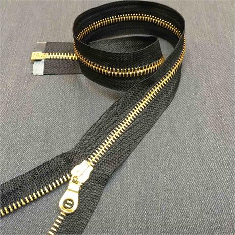 Rubi No.5 Brass Open End Zip - 56cm Image 1
