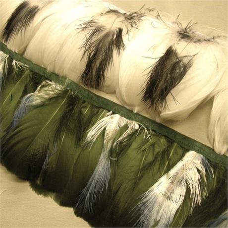 Goose and Ostrich Feather Fringe Image 1