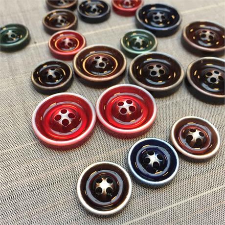 4-Hole Polyester Button Image 1
