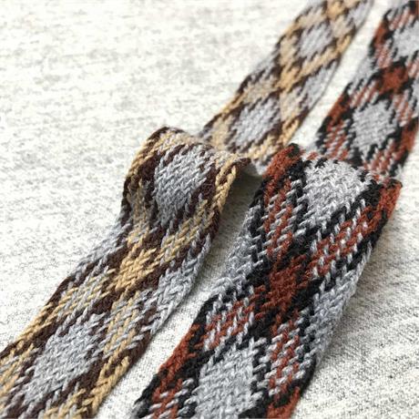 Soft Acrylic Checked Ribbon Image 1