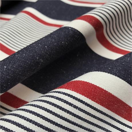 Striped Cotton Canvas Image 1