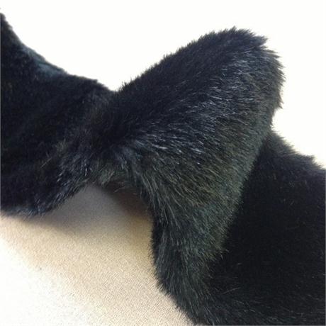 Fake Fur Mink Trim 10cm Image 1