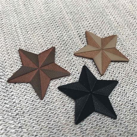 Fusible Imitation Leather Star Motif Image 1