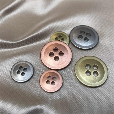 4-Hole Metal Button Image 1