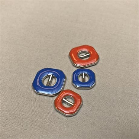 Enamelled Metal Button Image 1