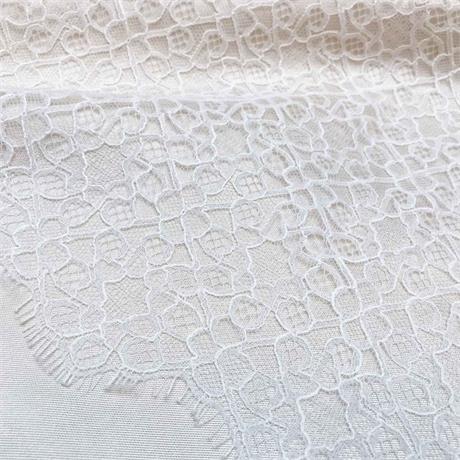 French Fine Corded Lace Image 1
