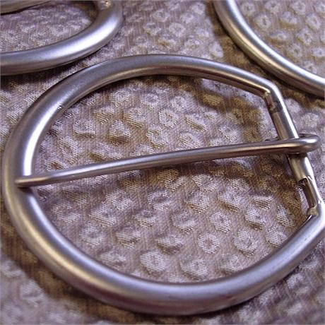 Matt Silver Buckle Image 1
