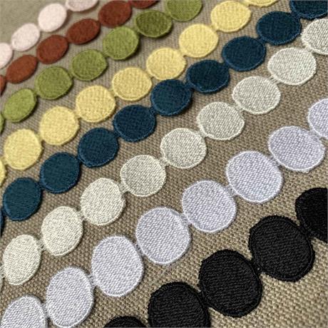 Italian Viscose Circle Link Trim Image 1