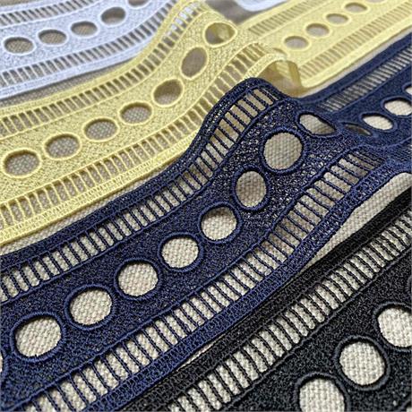Italian Viscose/Polyester Macrame Border Image 1