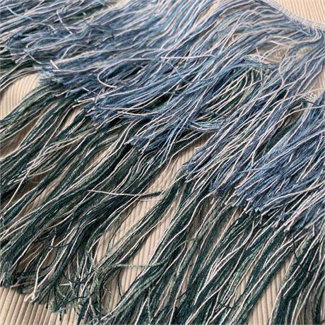 Fine Italian 3-Colour Cotton Fringe Image 1