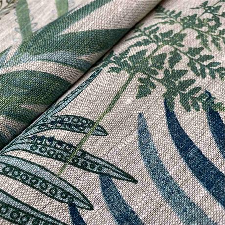 Foliage Printed French Linen Image 1