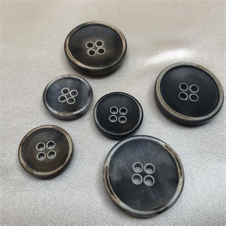 Italian Urea Menswear 4-Hole  Button Image 1