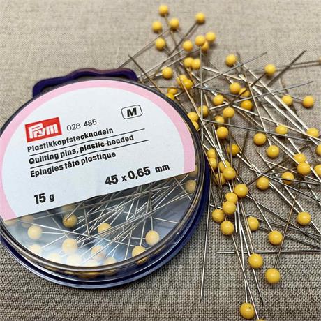 Prym Plastic Head Quilting PIns 45mm/0.65mm - 15g Image 1