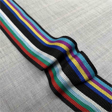 Italian Stripe Petersham Ribbon Image 1