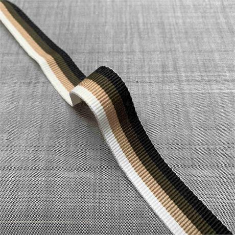 Italian Stripe Petersham Ribbon Image 1