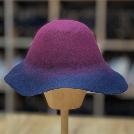 Wool Felt 2-Colour Gradiated Flare Image 1