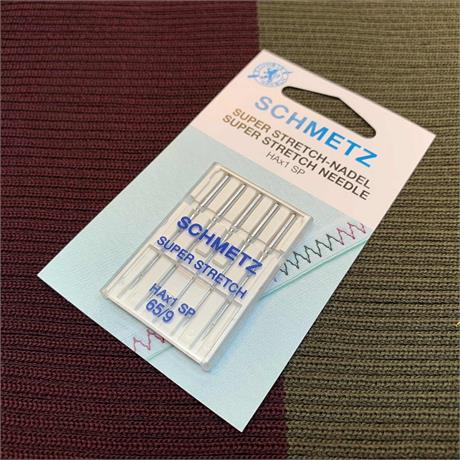 Schmetz 130/705 HAX1 SP Super Stretch Machine Needles 5pk - #65 Image 1