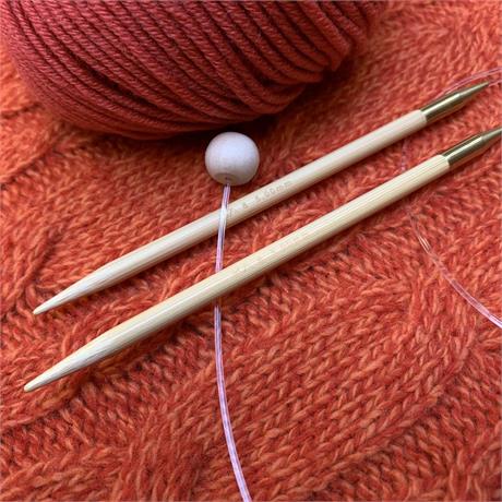 SeeKnit Shirotake 5mm Bamboo Flexi Single Pointed Needles Image 1