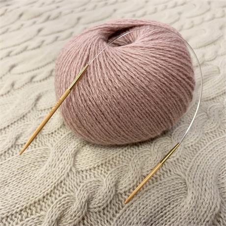 23cm SeeKnit Koshitsu Asymmetric Circular 2mm Bamboo Needle Image 1