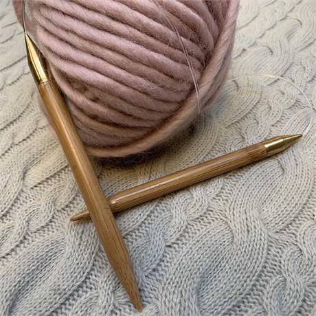 60cm SeeKnit Koshitsu 10mm Circular Bamboo Needles Image 1