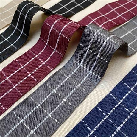 Woven Checked Ribbon Image 1