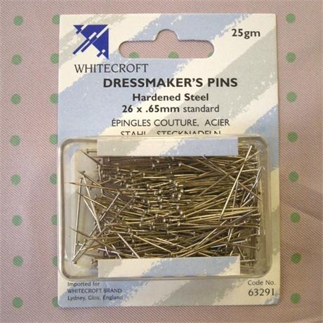 Dressmakers H+T Steel Pins 26mm/.60mm Image 1