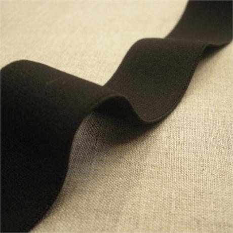 Black Soft Elastic 32mm Image 1