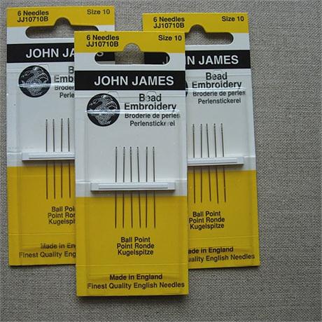 John James Size 10 Ball Point Embroidery Image 1
