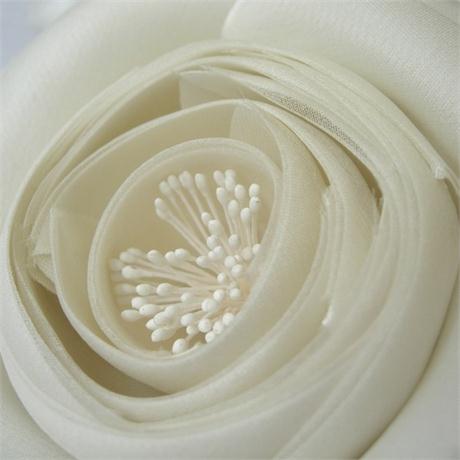 Handmade Large Silk Camelia Image 1