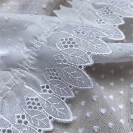 Japanese Broderie Lace Frill Image 1