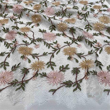 Multi Embroidered Chantilly Image 1