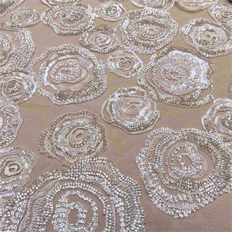 Beaded Rose Tulle Image 1