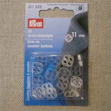 Prym Sew-On Counter Buttons 11mm Image 1