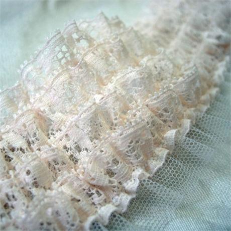 Ruched Lace Trim Image 1