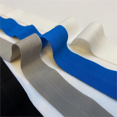 Recycled Polyester Stretch Foldover Trim Image 1