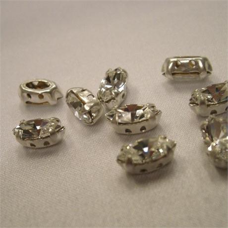 Sew-On Navette Czech Crystal Image 1