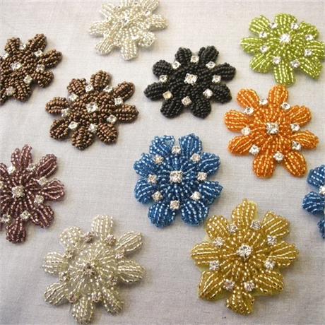 Beaded Flower Motif Image 1
