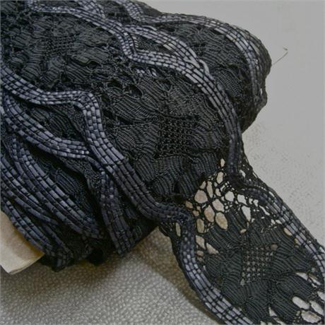 Rayon/Polyurethane Lace Trim 70mm Image 1