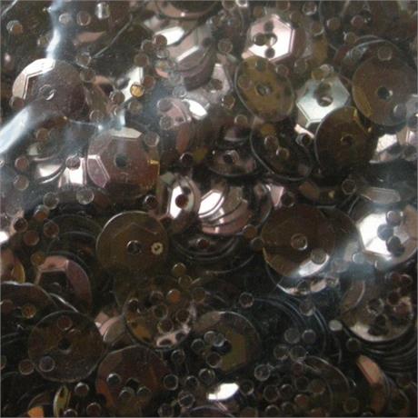Cup Sequins Cocoa - 6mm - 100g Bag Image 1