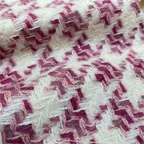 Pink Houndstooth Image 1