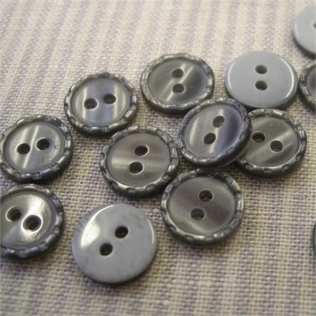 Plastic Smoke Shirt Button 10mm Image 1