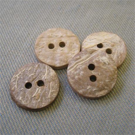 Coconut Button 15mm Image 1