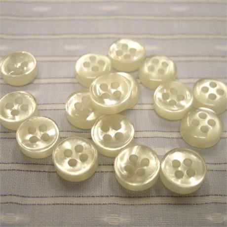 Thick Plastic Shirt button 9mm Image 1