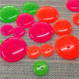 Fluorescent Polyester Button Thumbnail Image 0