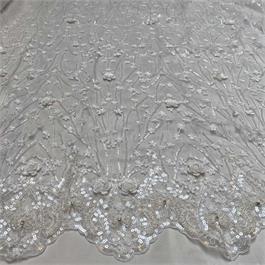 Frond Sequin Lace Thumbnail Image 1