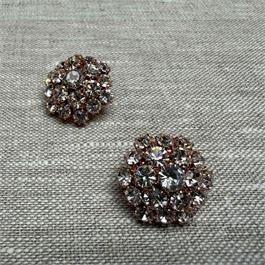Crystal Cluster button 26mm Thumbnail Image 6